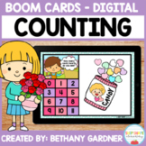 Valentine's Day Counting - Boom Cards - Distance Learning 
