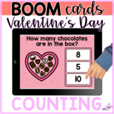 Valentine's Day Counting: Chocolates: Boom Cards