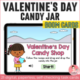 Valentine's Day Counting Math Activity Digital Task Cards 