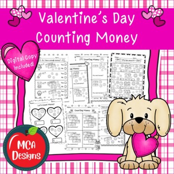 Preview of Valentine's Day Counting Money