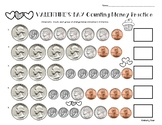 Valentine's Day Counting Money Practice Worskheet