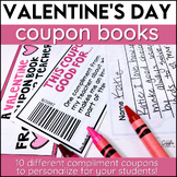 Valentine's Day Card From Teacher Compliment Coupon Books 