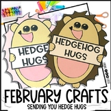 Valentine's Day Craft Activities Hedgehog Hugs
