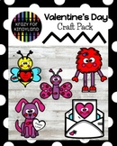 Valentine’s Day Craft Activity Bundle: Bee, Butterfly, Mon