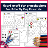 Valentine's Day Craft Bags: Heart Craft for Preschoolers
