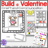 Valentine's Day Craft "Build a Valentine" Color, Cut, Past