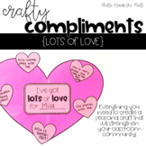 Valentine's Day Craft {Crafty Compliments February} Heart Craft