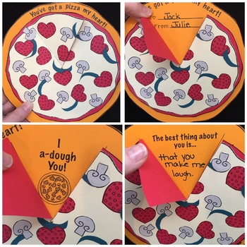 Valentine's Day Craft Freebie - Pizza Valentine by Mae Hates Mondays