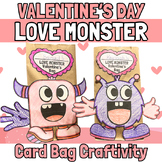 Valentine's Day Craft | LOVE MONSTERS Card Bag Craft | Val