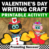 Valentines Day Bulletin Board Writing Prompts Craftivity D