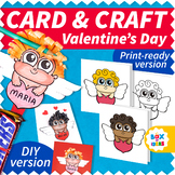 Valentine's Day Craftivity Card and Gift (Cupid Valentines Craft)
