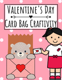 Valentine's Day Craftivity | V-Day Card Holder Craft | Val