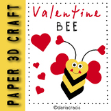 Valentine's Day Crafts - Bee 3D