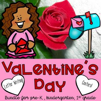 Preview of Valentine's Day Crafts, Centers, Activities for Pre-k/preschool/kindergarten/1st