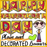 Valentine's Day Crafts Display Banners