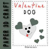 Valentine's Day Crafts - Dog 3D