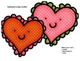 Valentine's Day Crafts! Make a card, hat, or decorations!