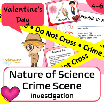 Preview of Valentine’s Day Crime Scene Investigation: nature of science SEP