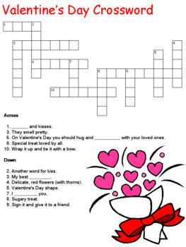 Preview of Valentine's Day Crossword Puzzle 2
