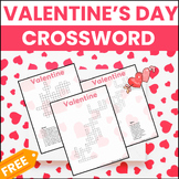 Valentine's Day Crossword Puzzle - Activities for free