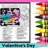 Valentine's Day Crossword Puzzle Early Finishers Morning W