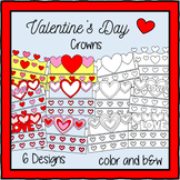 Valentine's Day Crown Craft Activity