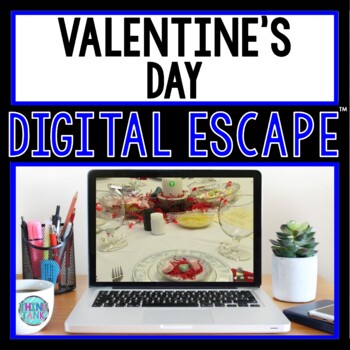 Preview of Valentine's Day DIGITAL ESCAPE ROOM for Google Drive® | Distance Learning