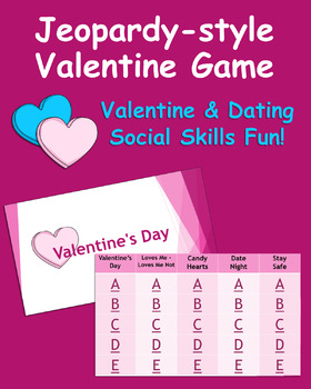 Preview of Dating and Valentine's Day Social Skills Game