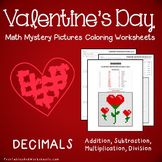 Mixed Decimal Operations Review Worksheet, Math Task Cards