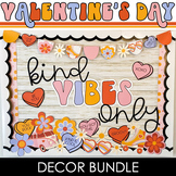 Retro Valentine's Day Decor Bundle - Bulletin Board Set an