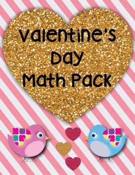 Preview of Valentine's Day Differentiated Math Packet