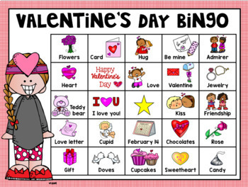 Valentine's Day Digital Bingo 