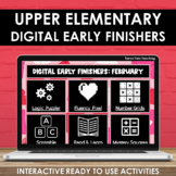 Valentine's Day Digital Early Finishers Activities Upper E