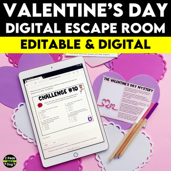 Preview of Valentine's Day Digital Escape Room