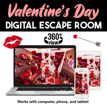 Preview of Valentine's Day Digital Escape Room