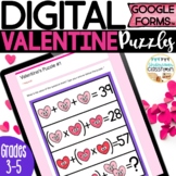 Valentine's Day Digital Puzzles for Google Forms™ | Februa