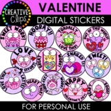 Valentine's Day Digital Stickers: Valentine Stickers