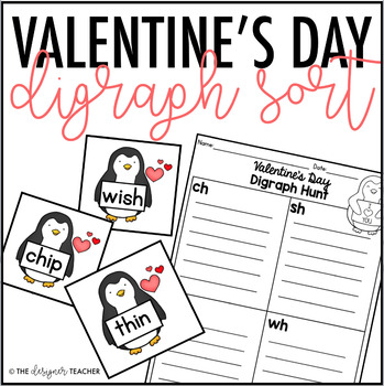 Preview of Valentine's Day Activity Digraph Sort