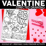 Valentine's Day Directed Drawing | Early Finishers Activit