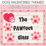 Valentine's Day Dog Puppy Heart Themed Bulletin Board Kit 
