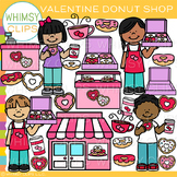 Valentine's Day Donut Shop Clip Art