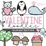 Valentine's Day Doodles | Clip Art [IN COLOR!]