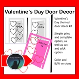 Valentine's Day Door Decor for Upper Elementary and Middle School