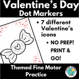 Valentine's Day Dot Markers for SPED, Preschool, PreK Fine