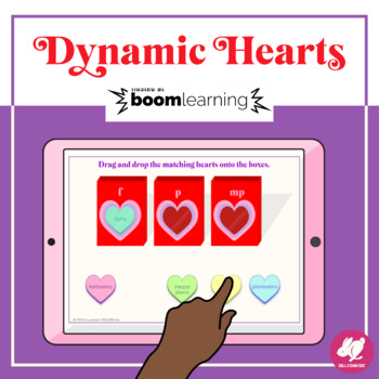 Preview of Valentine's Day Dynamics - Interactive Music BOOM CARDS game