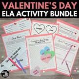 Valentine's Day ELA Activity Bundle - Poetry Writing and C