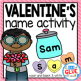 Valentine's Day Name Centers | Valentine's Day Name Practi