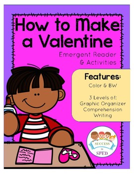 Preview of Valentine's Day Emergent Reader & Activities