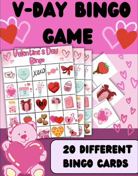 Valentine's Day Engaging Bingo Game Activity by missgclassroom | TPT