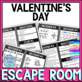 Valentine's Day Escape Room Activity - Reading Comprehensi